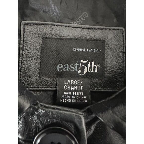 East 5th Genuine Leather Jacket - Picture 6 of 9